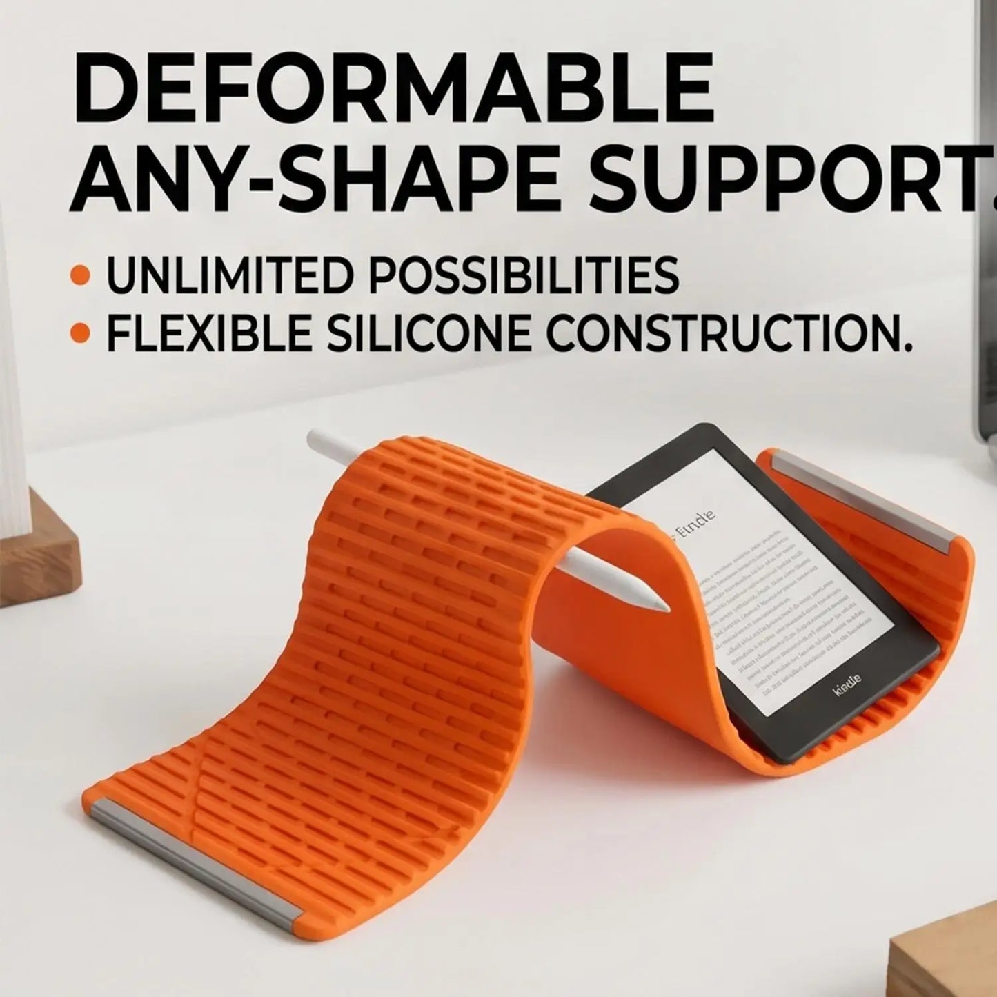 Portable Silicone Mobile Phone Holder Lazy Bracket Bendable Freely into Any Shape Multi-Angle Adjustable Tablet Desktop Stand