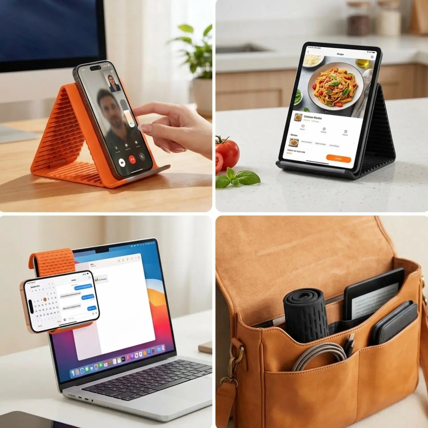 Portable Silicone Mobile Phone Holder Lazy Bracket Bendable Freely into Any Shape Multi-Angle Adjustable Tablet Desktop Stand