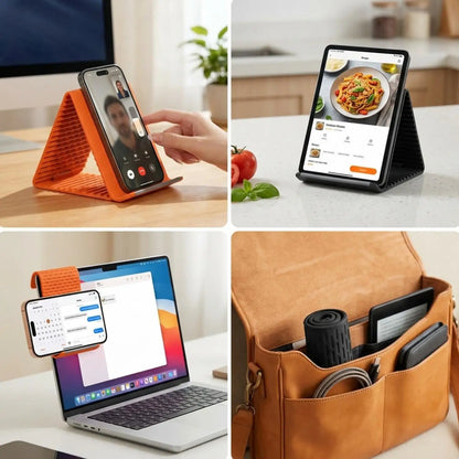 Portable Silicone Mobile Phone Holder Lazy Bracket Bendable Freely into Any Shape Multi-Angle Adjustable Tablet Desktop Stand