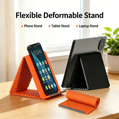 Portable Silicone Mobile Phone Holder Lazy Bracket Bendable Freely into Any Shape Multi-Angle Adjustable Tablet Desktop Stand